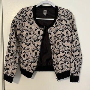 Snake print lightweight jacket
